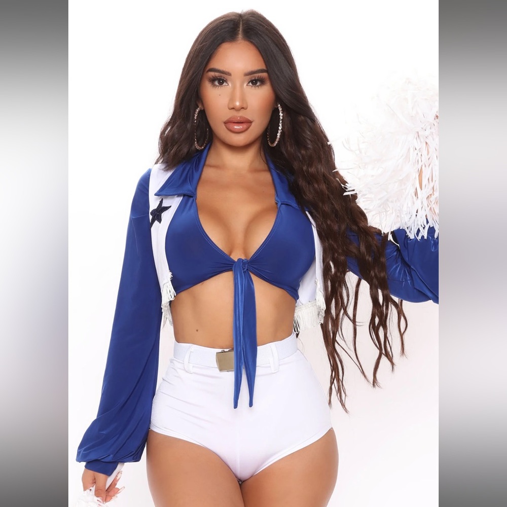 FASHION NOVA DALLAS COWBOYS CHEERLEADER HALLOWEEN COSTUME